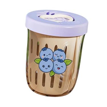 Imagem de Baoblaze Copo para armazenar salada de frutas, portátil, prático, conveniente e leve, com cesto de drenagem. Ideal para festas e escritórios, Style D