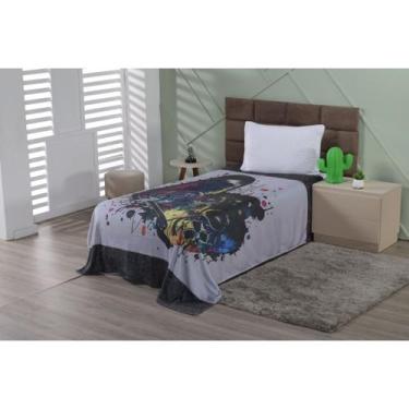Imagem de Manta Soft Estampada Infantil Solteiro 2,20 x 1,55 Decoração Quarto Cr