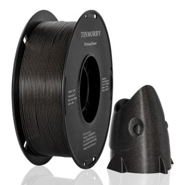 Imagem de Filamento para impressora 3D TINMORRY Sparkly PETG 1,75 mm 1 kg preto