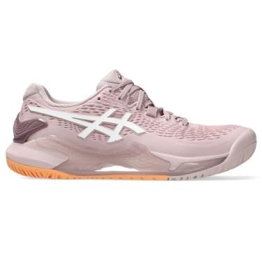 Imagem de ASICS Tênis feminino com resolução de gel 9 D, Bacias d'água/branco, 8.5