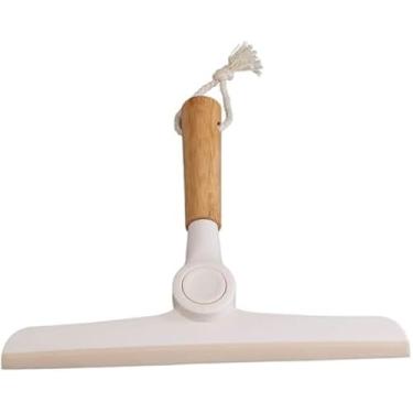 Imagem de Rodo de pia limpa vidro articulável com cabo de bambu Oikos