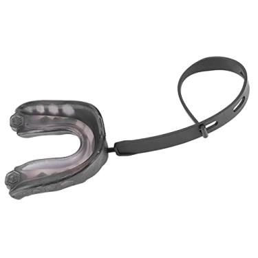 Imagem de Eacam Protetor Bucal Adulto Com Almofada Gel-FTM, EVA de Qualidade Alimentar, Proteção Ideal, Com Cordão, para Boxe, Basquete, Rugby (Preto)