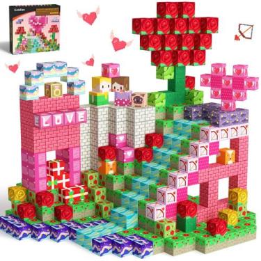 Imagem de Blocos de construção magnéticos GoBidex MagWonder Princess 100 unidade