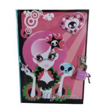 Imagem de Diário Secreto Com Cadeado E Caixa Para Guardar Enfeitar - São Domingo