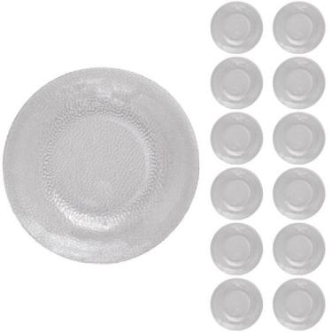 Imagem de Jogo 12 Prato Duralex Redondo Fundo Acqua Refeição 22cm - NADIR FIGUER