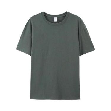 Imagem de Camisetas Femininas de Algodão 180g - Manga Curta, Branca e Preta - Mo