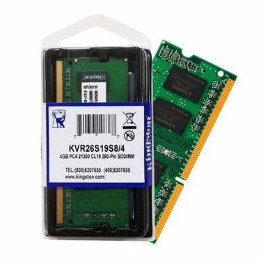 Imagem de Memoria Notebook 4gb - Ddr4 - 2400mhz - Kingston - Kvr24s17s8-4gb