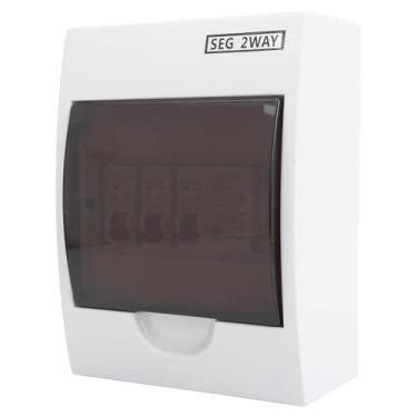 Imagem de Fusível Caixa 2 Vias 40A RCD 30mA 2 MCB Fonte de Alimentação Garagem Edifício Residencial Eletricidade Caixa