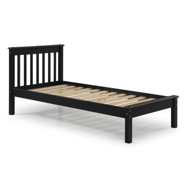 Imagem de Cama Solteiro Inglesa Em Madeira Maciça Mv Outlet Preto