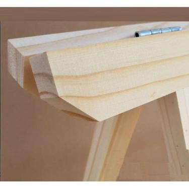 Imagem de Cavalete 100cm Studio Madeira Pinus 100cm Apoia Bancada