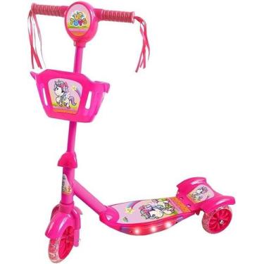 Imagem de Patinete musical luz e som menina rosa - Zoop toys