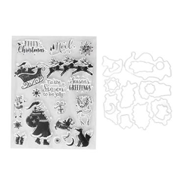 Imagem de Selos claros tpr diy tema de natal exclusivo seguro tpr amplamente transparente selo para diário envelope cartões scrapbooking projetos de artesanato
