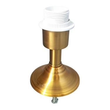 Imagem de Bothyi Suporte de mesa para luminária com base fixa, acessório de iluminação criativo e fácil de instalar, feito com peça de garrafa de cerâmica, Style C