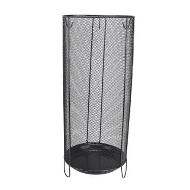 Imagem de SUNGOOYUE Suporte Redondo e Resistente para Guarda-chuva Feito de Malha de Ferro para Secagem Rápida, Capacidade Suficiente para o Hotel Home Office, Recipiente de Armazenamento para Bengalas,