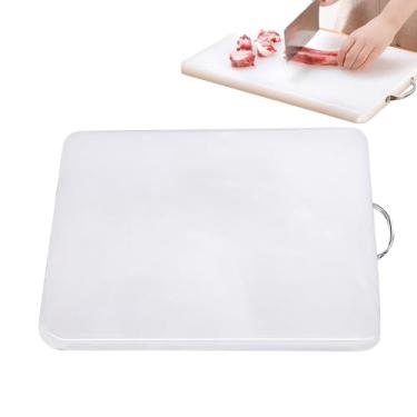 Imagem de Tábua de corte de cozinha – Tábua de corte de grau alimentício para frutas | Acessórios antiderrapantes e seguros, bandeja para cozinhar pizza, carne, queijo, servir, casa, apartamento, casamento