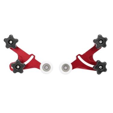 Imagem de Garosa Rolo de Estoque de Rolamento de Liga de Alumínio Alimentação Inclinada de Roda Dupla para Serra de Mesa Máquina de Escultura Em Serra de Fita Segurança de Alimentação de Madeira Aprimorada