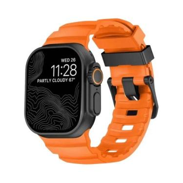 Imagem de Pulseira De Silicone Macio De Titânio Para Apple Watch Ultra 2 1 10 9 