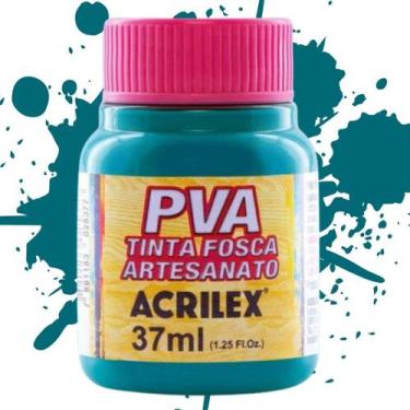 Imagem de Tinta PVA Fosca para Artesanato 37ml Acrilex - Cores Frias - 03240, AZ