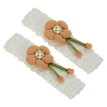 Imagem de Partuto Almofada de cobertura de cinto de segurança laranja poliéster algodão linho 25 cm alça de cinto de segurança almofada almofada ombro acolchoado 2 peças