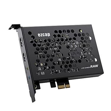 Imagem de Placa de Captura Vídeo PCIe 4K Entrada 4K30Hz Loop Out Sincronizada Áudio e Transmissão em Tempo Real Alto Nível Gen2 X1 Saída Plug N Play