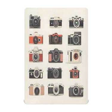 Imagem de STAYTOP Lençóis de berço com câmera para meninos e meninas, lençol com elástico para berço padrão e colchão infantil, de microfibra supermacia, 132 x 71 x 22 cm