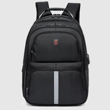 Imagem de Mochila Executiva Swissport Alça Cabo De Aço Reforçada Trabalho Para Laptop Com Saída USB 23 Litros-Unissex