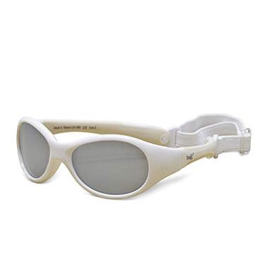 Imagem de Óculos de sol Real Shades Polarized Explorer para bebês, crianças pequenas, White/White, Baby 0+ Polarized
