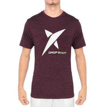 Imagem de Camiseta Drop Shot Game 2.0 Roxo e Branco-Masculino