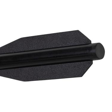 Imagem de Kit Com 12 Flechas MKAL Plasticas Preta 6.5 Para Besta 50 e 80 - Man Kung-Unissex