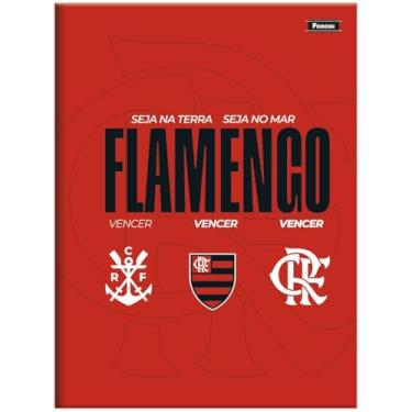 Imagem de Caderno Flamengo FORONI Universitário BROCHURA - 80 Folhas (Seja na Terra)