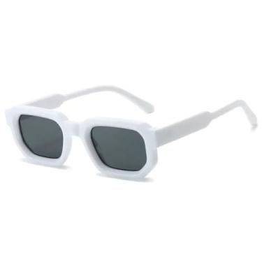 Imagem de Óculos de Sol UV400 - Armação Pequena com Lentes Transparentes para Homens e Mulheres, Ideais para Esportes, Corrida, Ciclismo e Atividades ao Ar Livre, nas cores branco e preto.