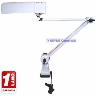Imagem de Luminária Retangular com Garra Ilutec ref. 252, Branco, Bivolt