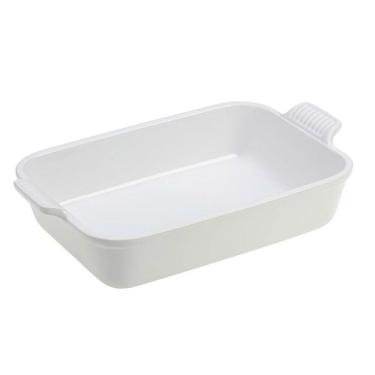 Imagem de Travessa Retangular 32 cm Heritage Branco Cotton Le Creuset
