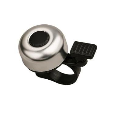 Imagem de Buzina De Bicicleta Sininho Bike Trim Trim Campainha Sino(Prata,1 Unidade)