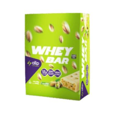Imagem de Snack Proteico Pistache Allp Supplements (Whey Bar) | 12 Barras - Lanche Fitness de Alto Teor de Proteína para o Dia a Dia