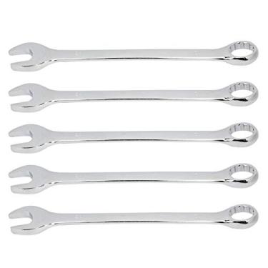 Imagem de Chave de catraca de dupla finalidade Open End Pentalobe Spanner Conjuntos de ferramentas manuais 5 unidades 24 mm aço cromo vanádio para manutenção doméstica e reparo automotivo