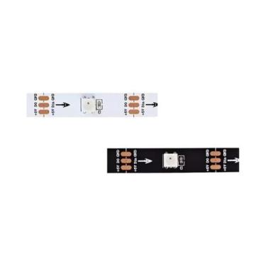 Imagem de Fitas De LED RGB WS2812B Com Controle IC DC5V IP65 À Prova d'Água Pixe