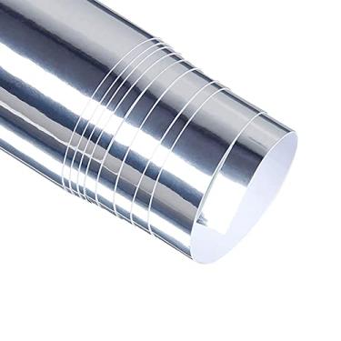 Imagem de LUGU Stretchable Espelho Vinil Film Foil Etiqueta Do Carro Folha de Embrulho DIY Decalque Protective Car Styling Acessórios