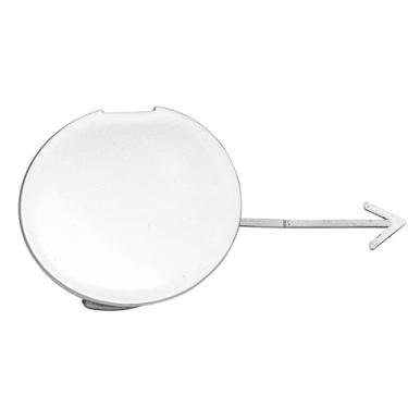 Imagem de CZShiYue Tampa do gancho de reboque do para-choque dianteiro do carro olho de reboque para Honda Jazz Fit GE6 GE8 2009 2010 2011 71104-TF0-000 71104TF0000 (prata acetinada de seda, lado esquerdo do