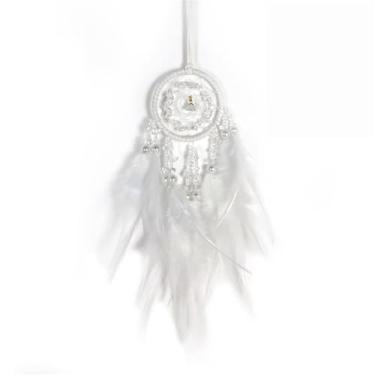 Imagem de Atrator de Sonhos para Carro Acessórios Espelho Retrovisor Atratores Pequenos Feitos à Mão com Pedras Cristal Pingente Penacho Ornamento Suspensão no Decoração Quarto Parede Adultos e Crianças