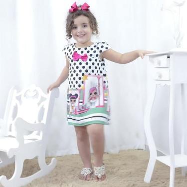 Imagem de Vestido infantil das bonecas Lol surprise tubinho trapézio - Moderna M