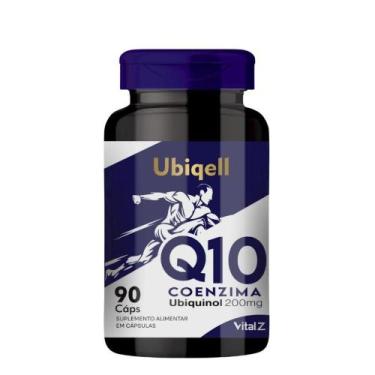 Imagem de UBIQUINOL 200mg COENZIMA Q10 FORMA ATIVA ALTA ABSORÇÃO - Vital Z