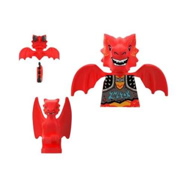 Imagem de Blocos De Montar De Cavaleiros Medievais Dragonborn, Brinquedos De Ani