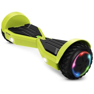 Imagem de Hoverboard com Luz LED, Velocidade de 11 km/h e Alcance até 11 km, para Adolescentes, 110V, Jetson JAERO-ELC, Amarelo