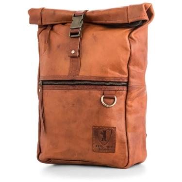 Imagem de Berliner Mochila Vintage de Couro Utrecht M para Laptop Impermeável Unissex