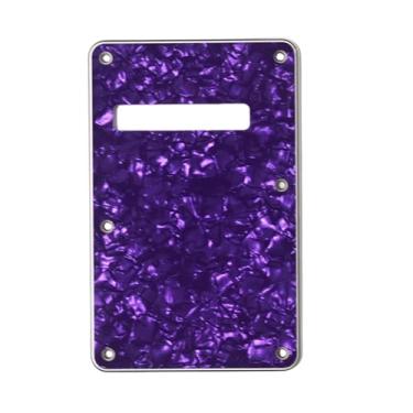 Imagem de Dynwave Escudo para guitarra, prático, e profissional, com furo para captador, elegante e fácil de instalar, Roxo, Traseira