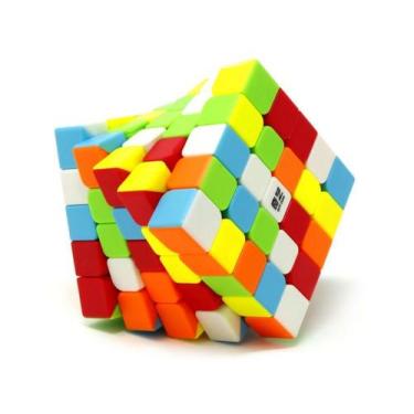 Imagem de Cubo Mágico Profissional 5x5x5 QiYi QiZheng Stickerless Original Regul