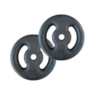 Imagem de Anilha De Ferro Fundido Pintada - (2x 10 Kg)-Feminino