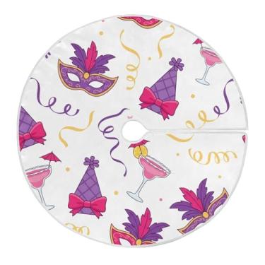 Imagem de ATTX Saia de carnaval de carnaval de 118 cm - decoração festiva para festas de ano novo e carnaval #486