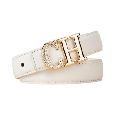 Imagem de Cinto Feminino Retrô Moderno Versátil Com Fecho Pequeno Para Jeans Est